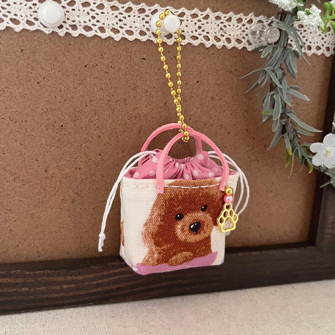 2409-17 ミニチュア巾着トートサシェ 香り袋　SOLD→ご注文承ります♡