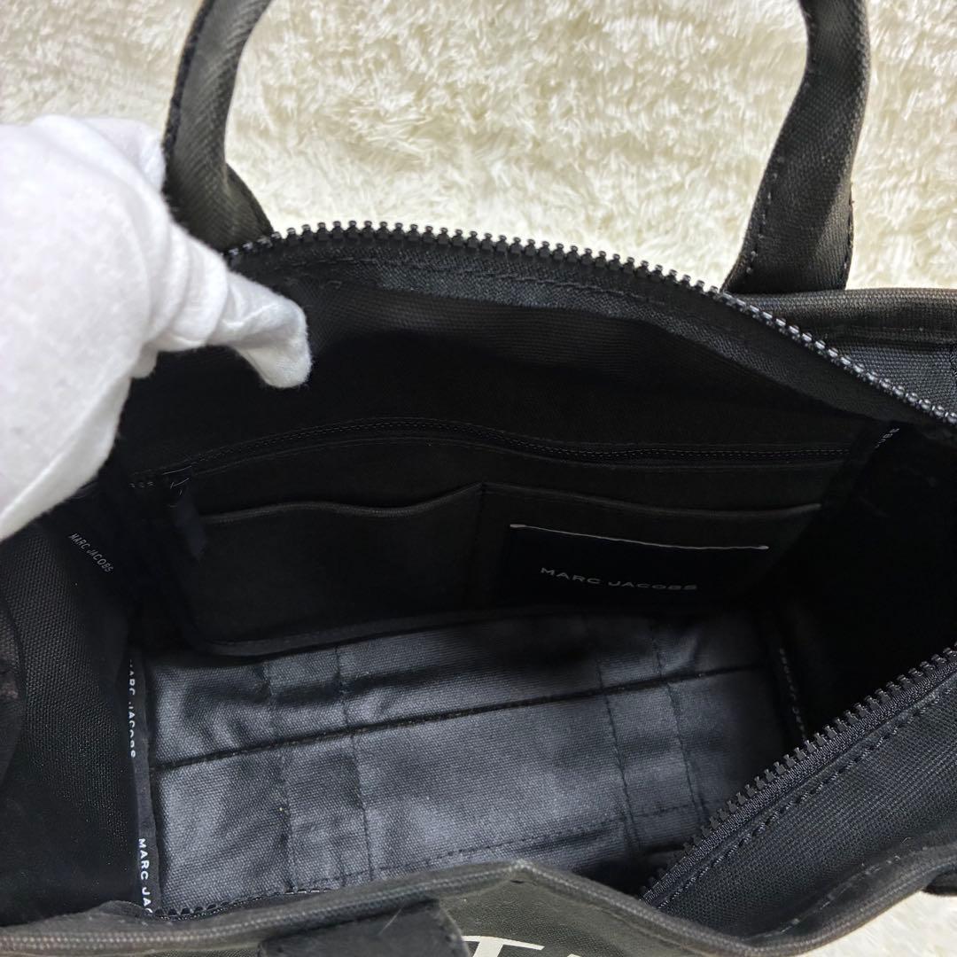 マークジェイコブス　ザ トートバッグ 2way A4可ブラック キャンバス