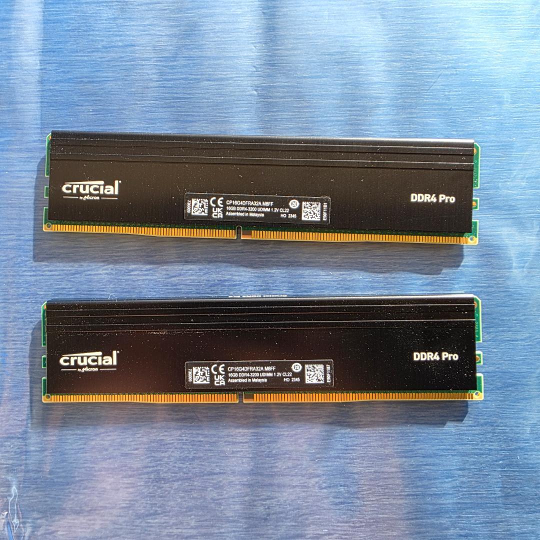 Crucial(クルーシャル) PROメモリ 16GBX2枚 DDR4-3200