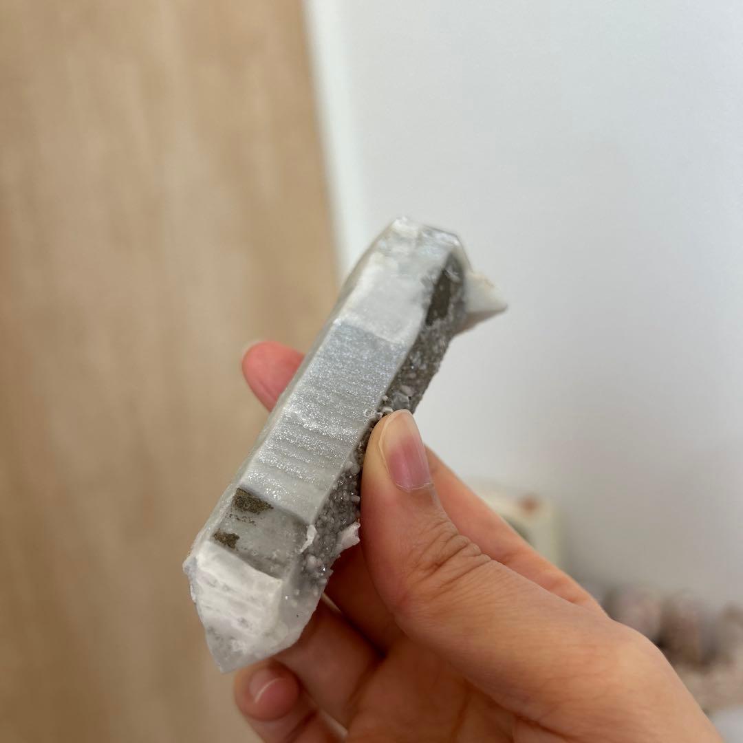 内モンゴル産 カルサイトクォーツ 天然石 レア 置物