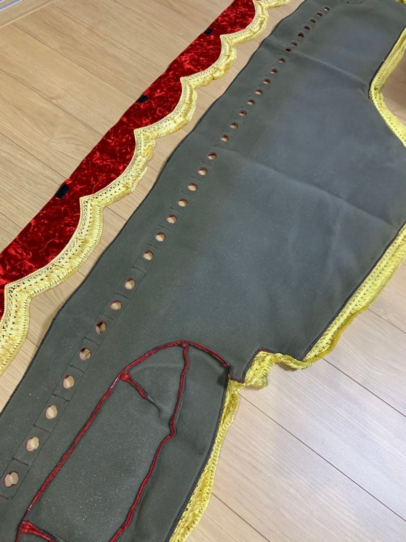 土日限定値下げ♪金華山 チンチラ ダッシュボードマット フロントカーテンセット