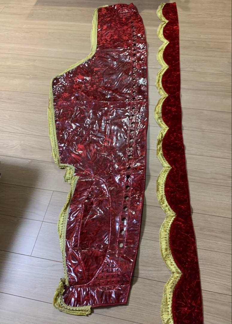 土日限定値下げ♪金華山 チンチラ ダッシュボードマット フロントカーテンセット