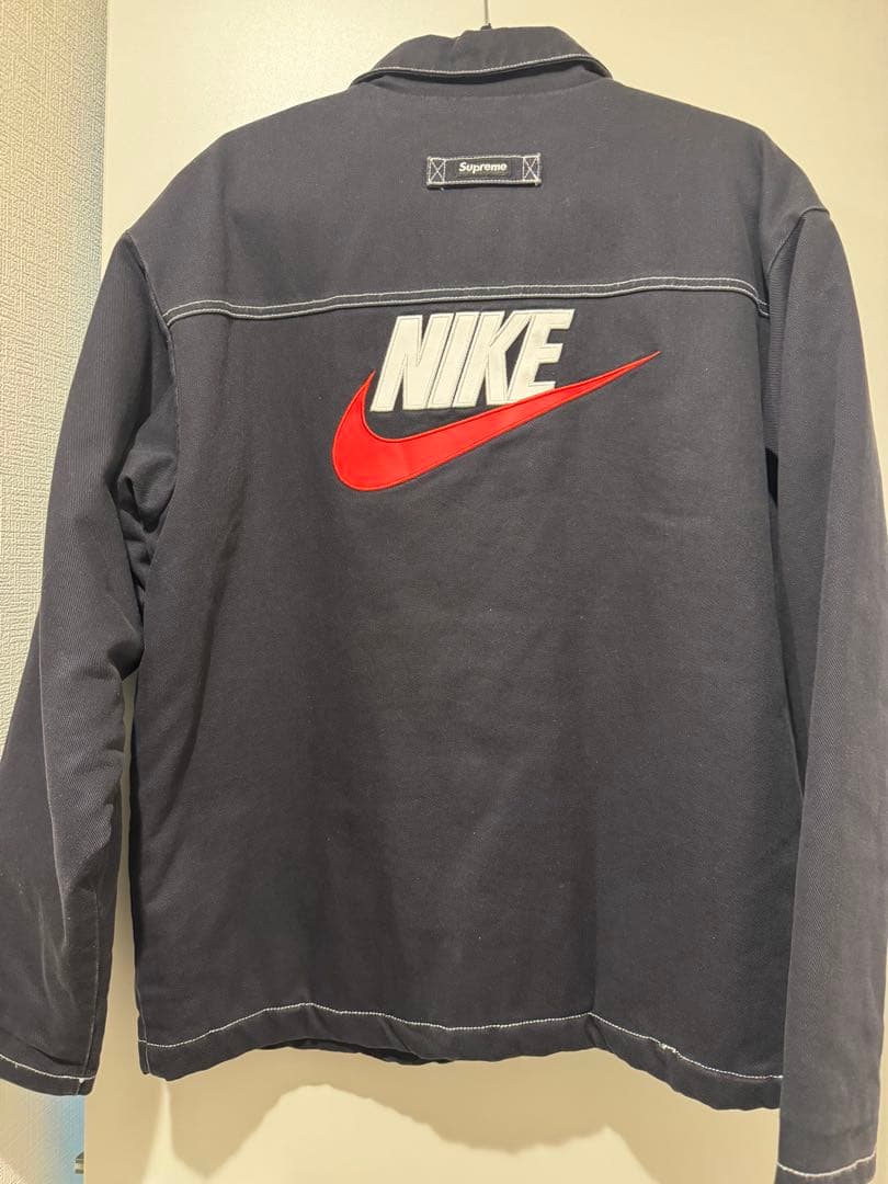 Supreme NIKE DOUBLE ZIP WORK JACKET ブラック
