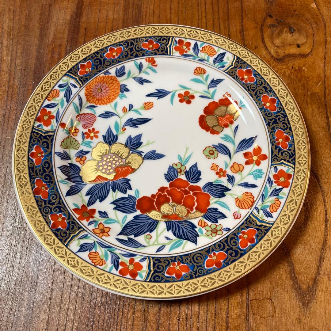 有田焼 極上古伊万里 中皿揃 5枚セット 逸品 伊万里焼 昇龍窯 牡丹