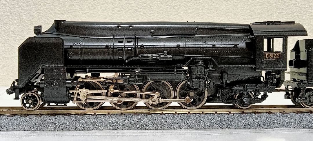 HOゲージ 天賞堂 アダチ Ｄ51全流蒸気機関車、カンモーター、メンテナンス済