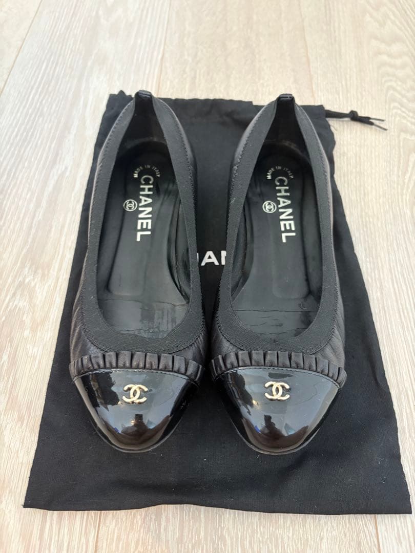 ※a.y12※CHANEL フラットシューズ36