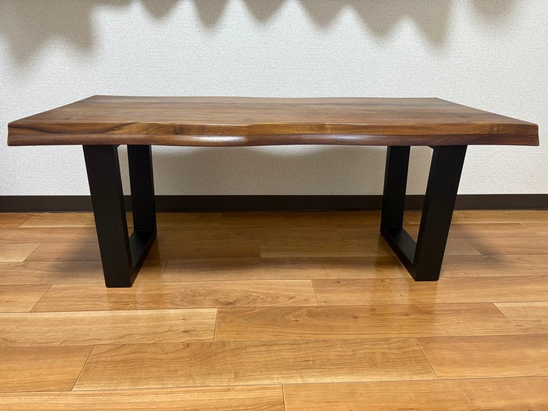 天然木　ローテーブル