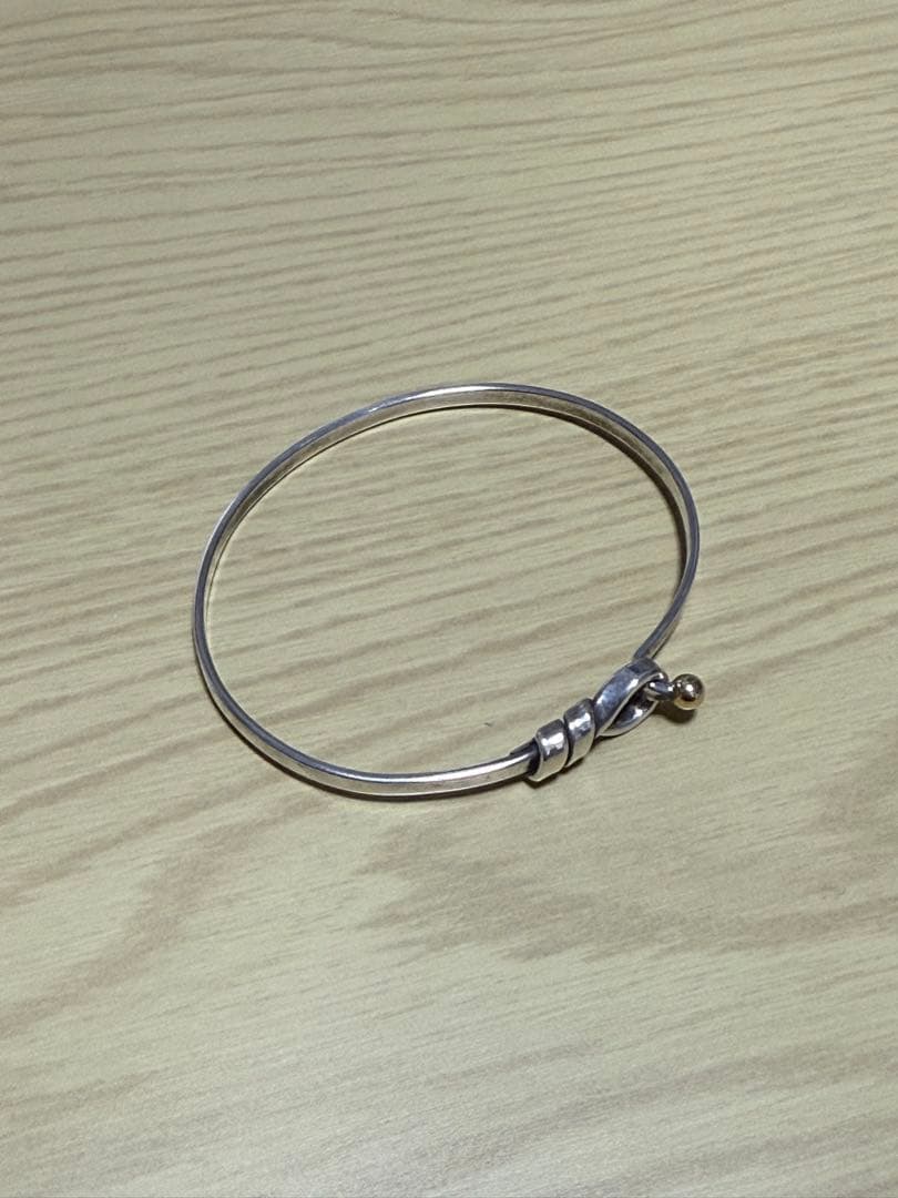 ティファニー ラブノット フック＆アイ コンビブレスレット 925 18K