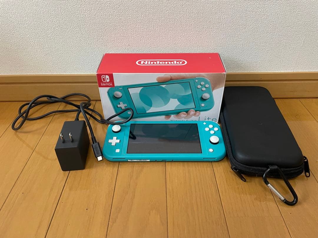 Nintendo Switch Lite ターコイズ 充電器➕ケース付き