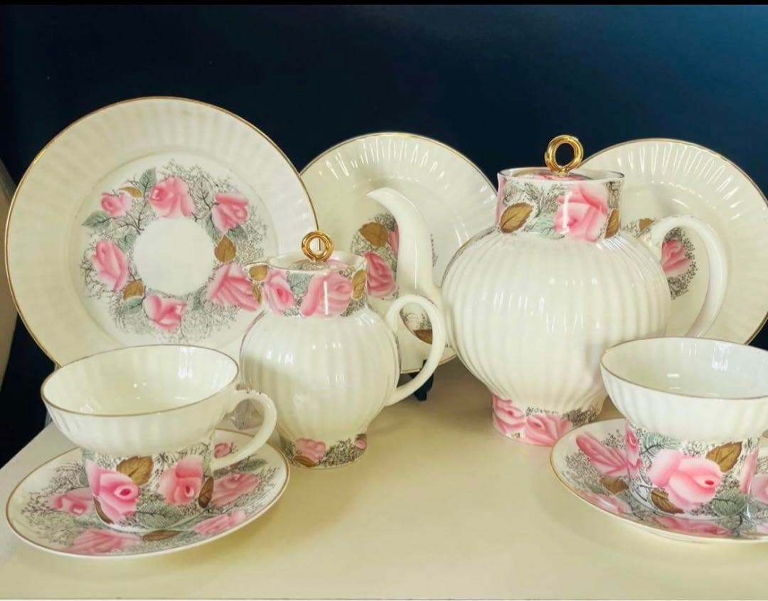 ロモノーソフ  ローズ ファべェルジェ （ファバージェ）　ポット　２人用セット