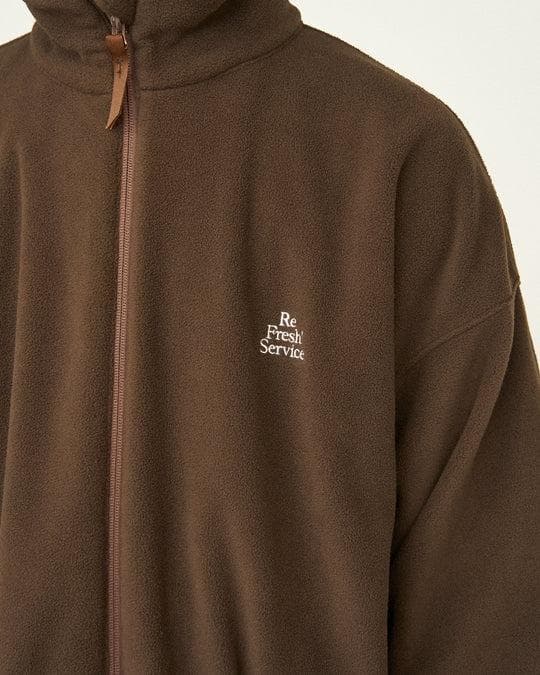 L　FreshService FLEECE TRACK SUIT　フリース　茶