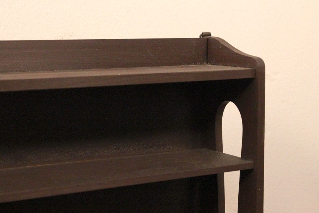 No5230 ヴィンテージ　木製吊り棚　高さ42×横幅101.5cm 送料無料