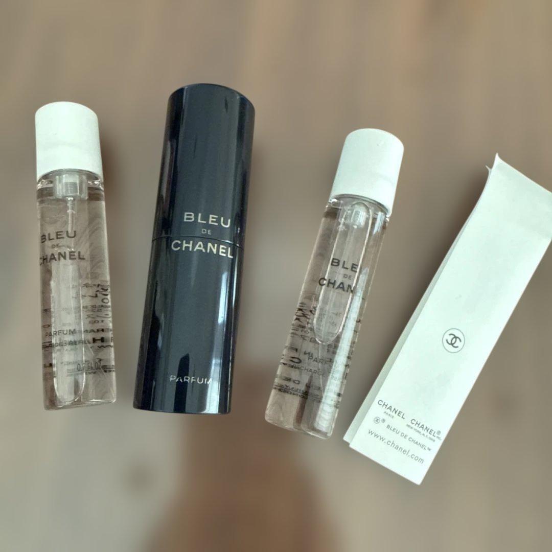 BLEU DE CHANEL パルファム 3本セット ケース付き