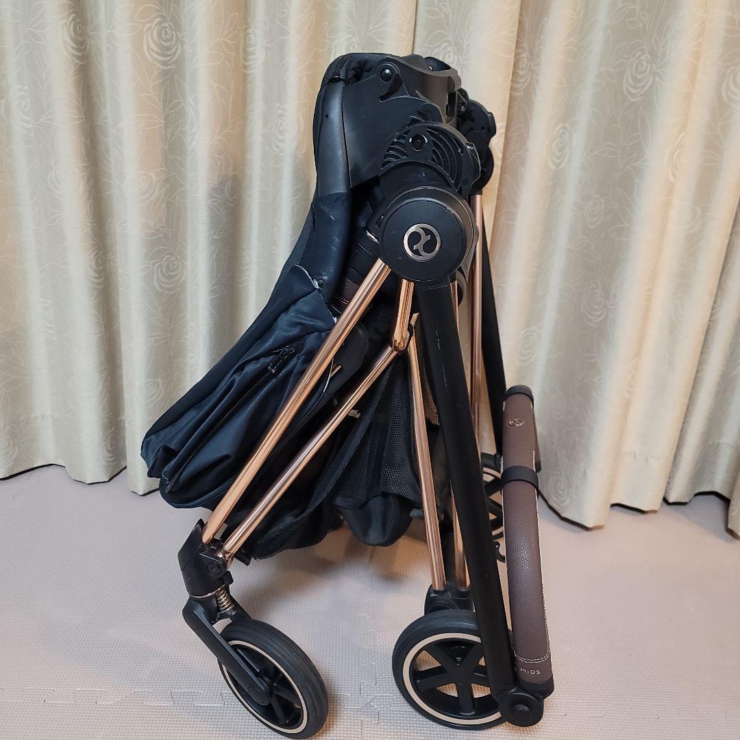 cybex Mios ベビーカー ブラックシャンパンゴールド　ローズゴールド