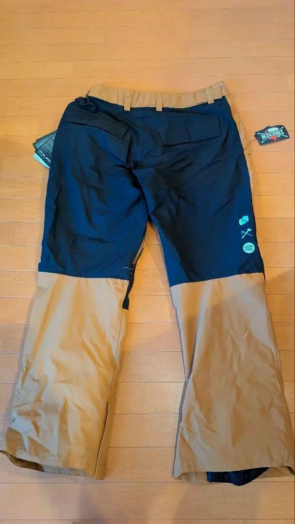BONFIRE パンツ XL 黒/キャメル　新品です burton　volcom
