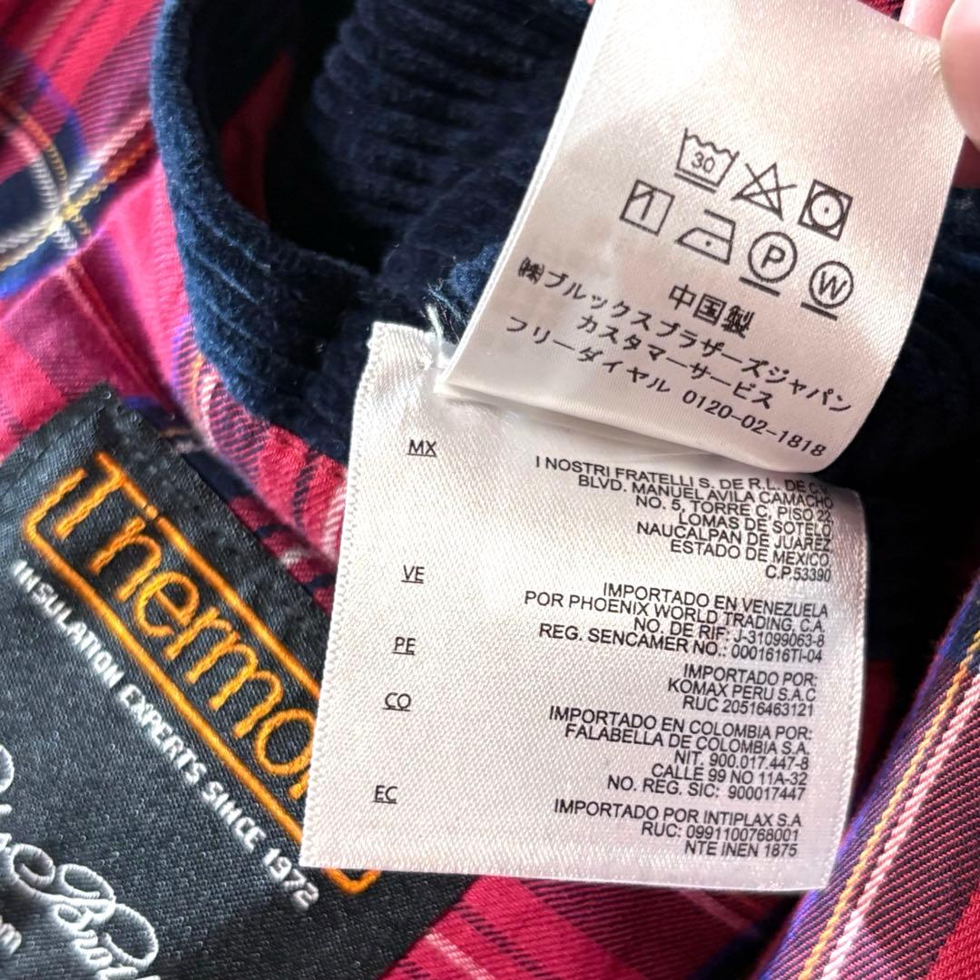 マンタ】ブルックスブラザーズ　スウィングトップ　コーデュロイ　ネイビー