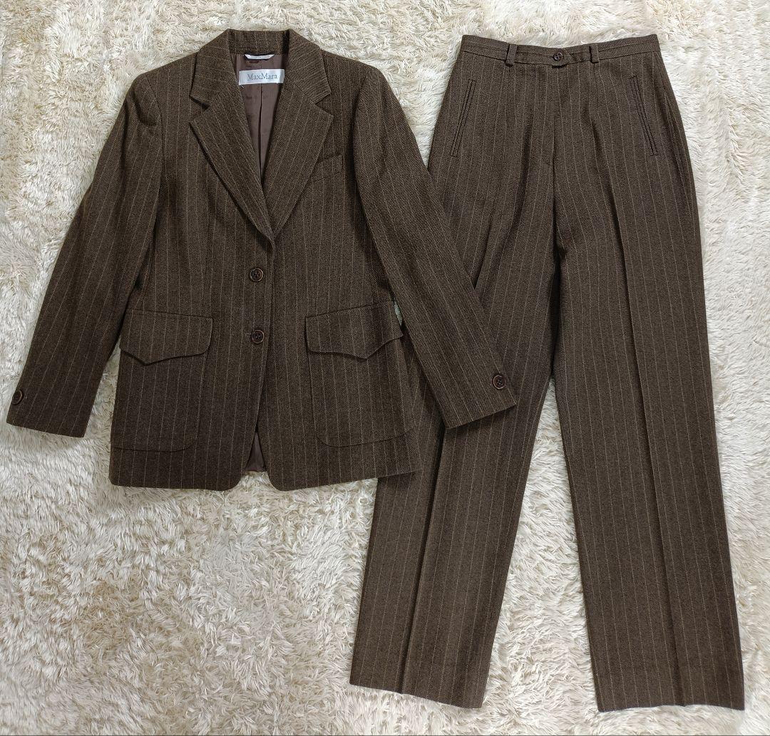 MaxMara スーツ セットアップ【サイズ42 XL相当】【パンツスーツ】