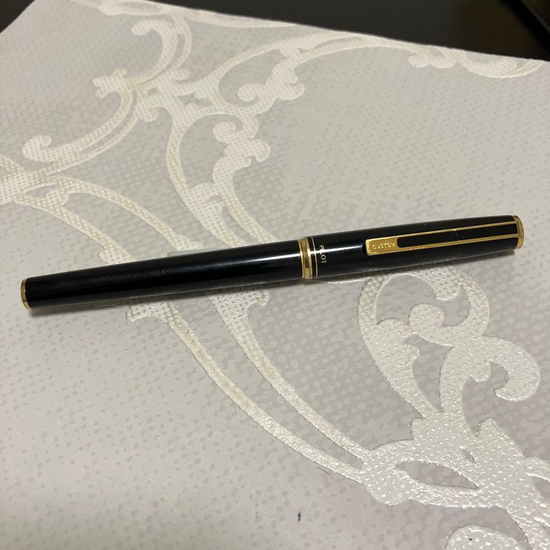 PILOT CUSTOM レトロ万年筆 14K585 M 固めの中字