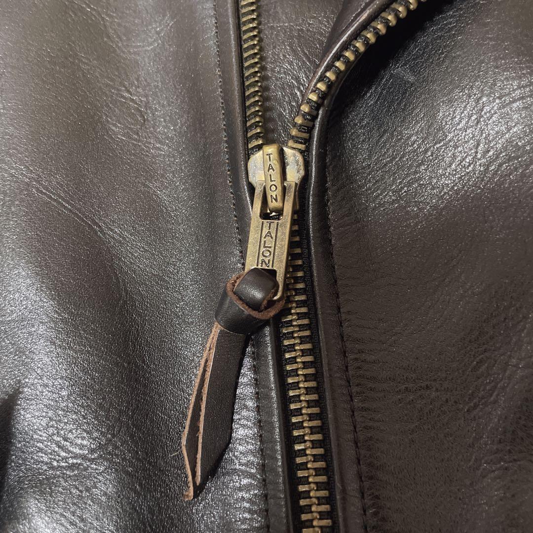 LEATHER BOMU ダブルライダース ホースハイド 2XL 馬革 稀少