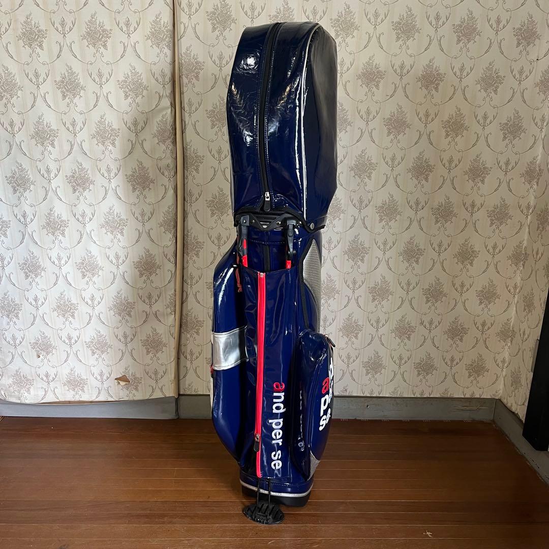 【中古品】and per se/アンパスィ スタンドキャディバッグ 限定カラー