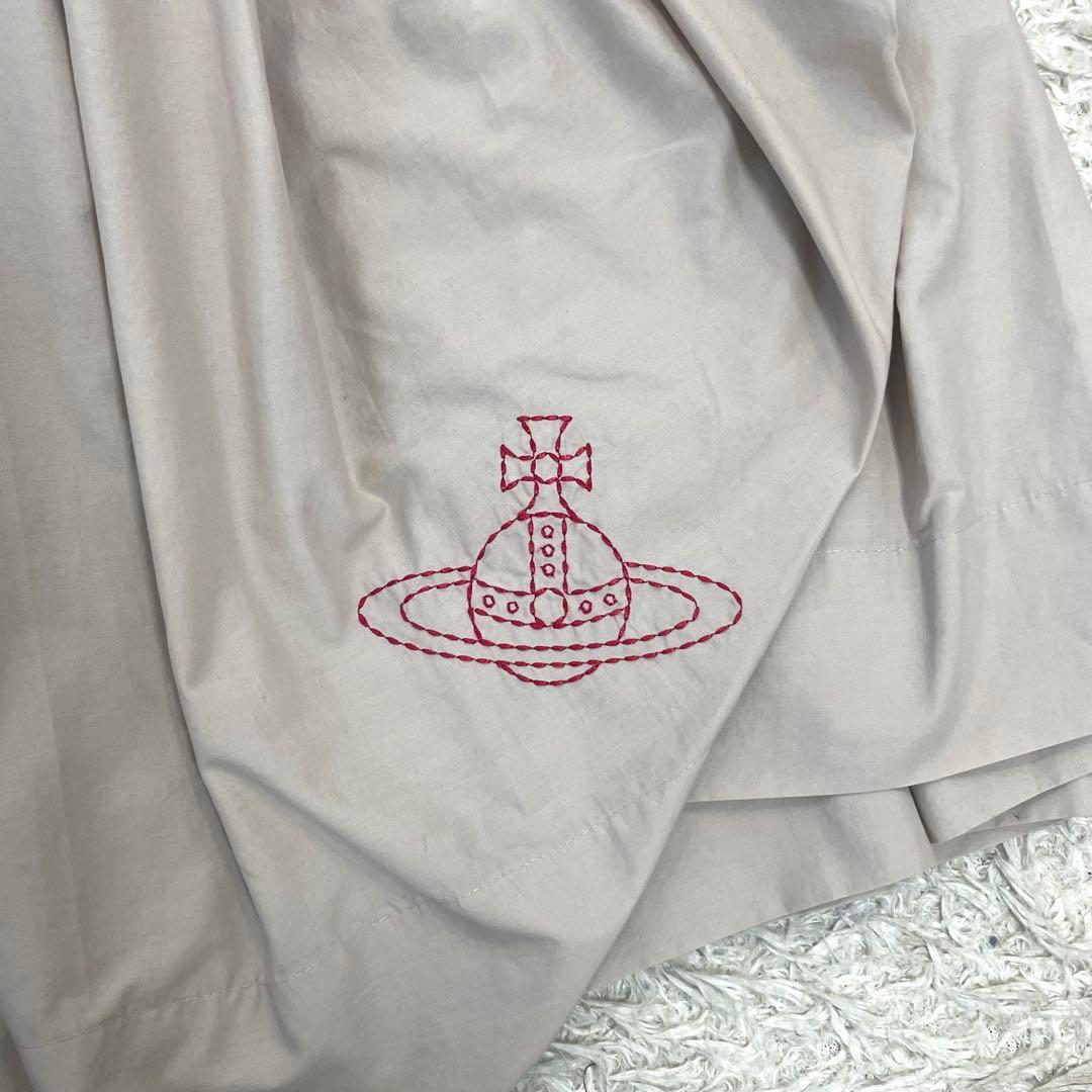 Vivienne Westwood 変形スカート ビッグオーブ ベージュ 2 M