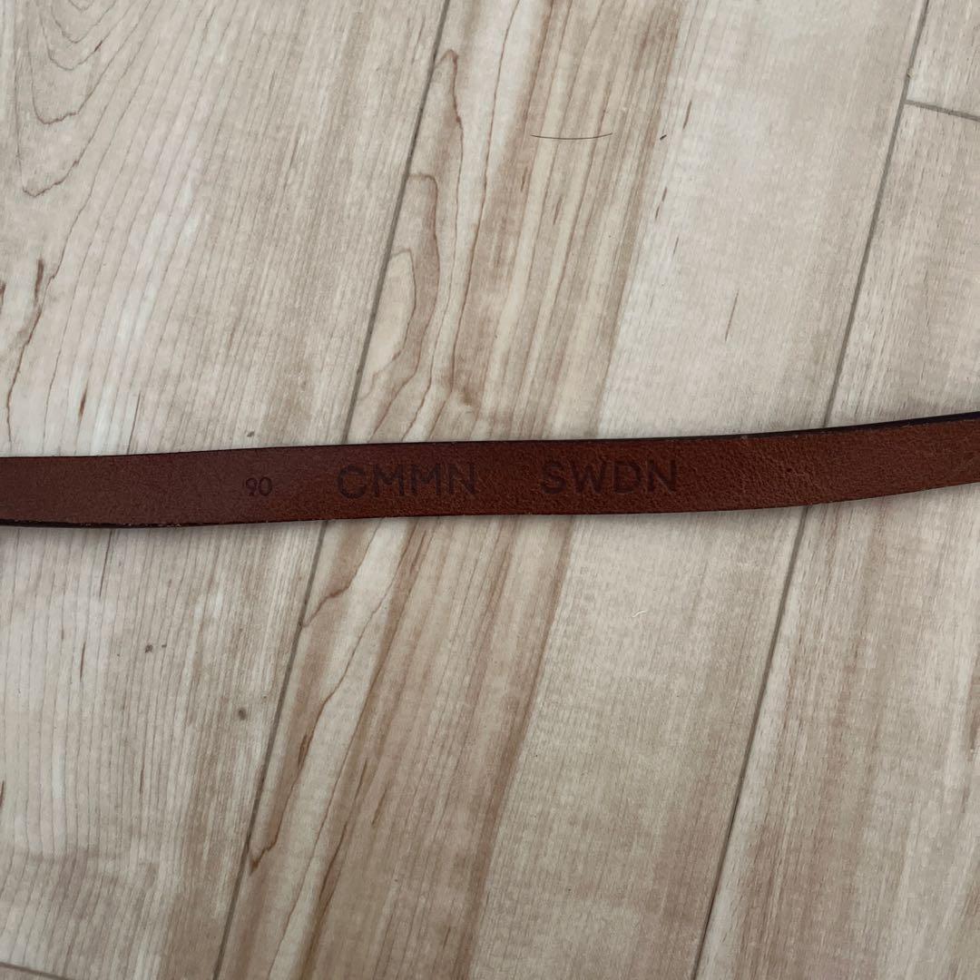 CMMN SWDN ベルト 90サイズ ブラウン