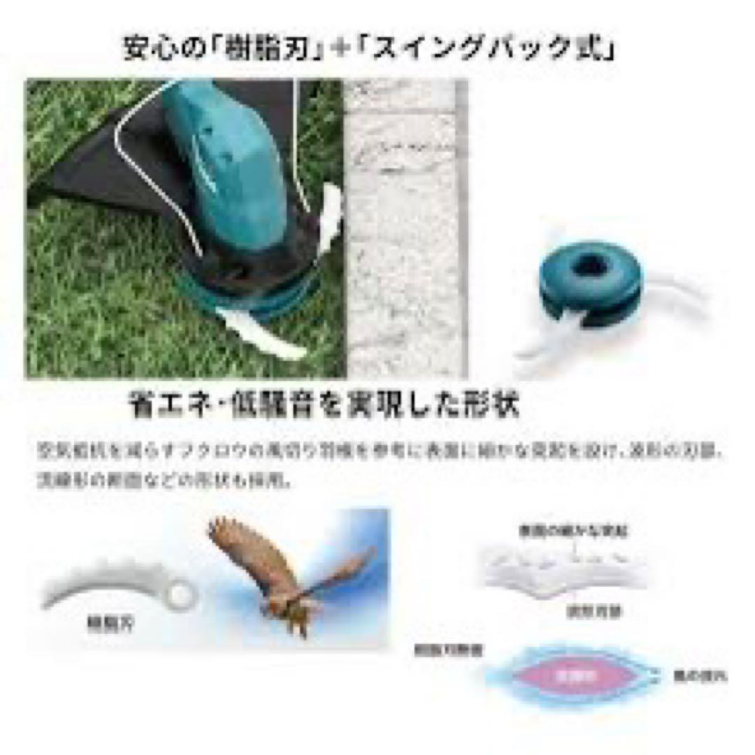 マキタ 18V 充電式草刈機 樹脂刃付 バッテリー充電器付き MUR189DWF