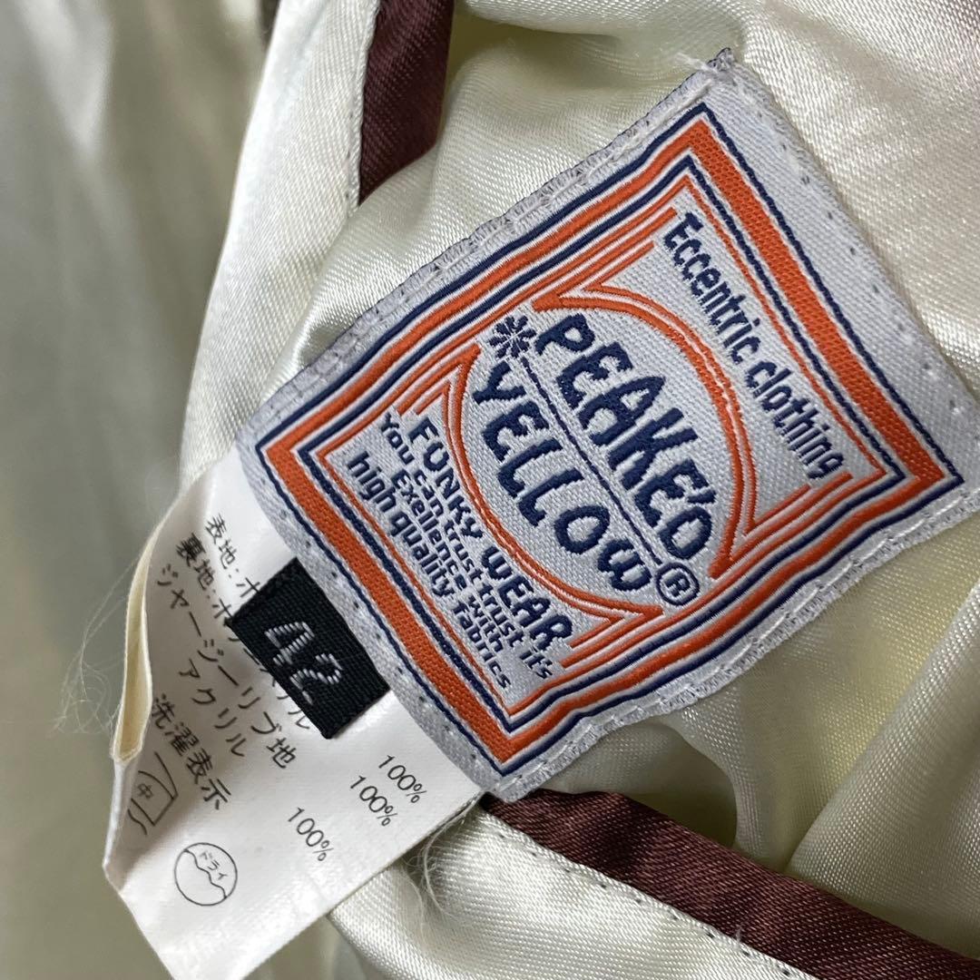 369 Peakd Yellow リバーシブル ギブソン姉御 総刺繍 エフ商会