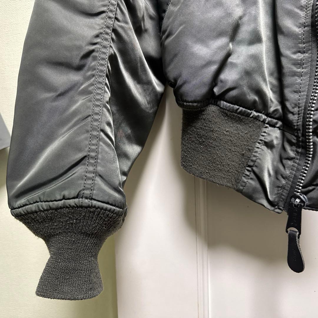 ALPHA MA-1 USA製ビンテージ 裏地同色　MIL-J-82790I