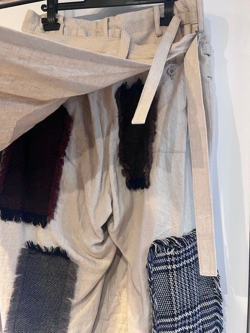 ヨウジヤマモト プールオム 23ss ラウールパッチワークセットアップ