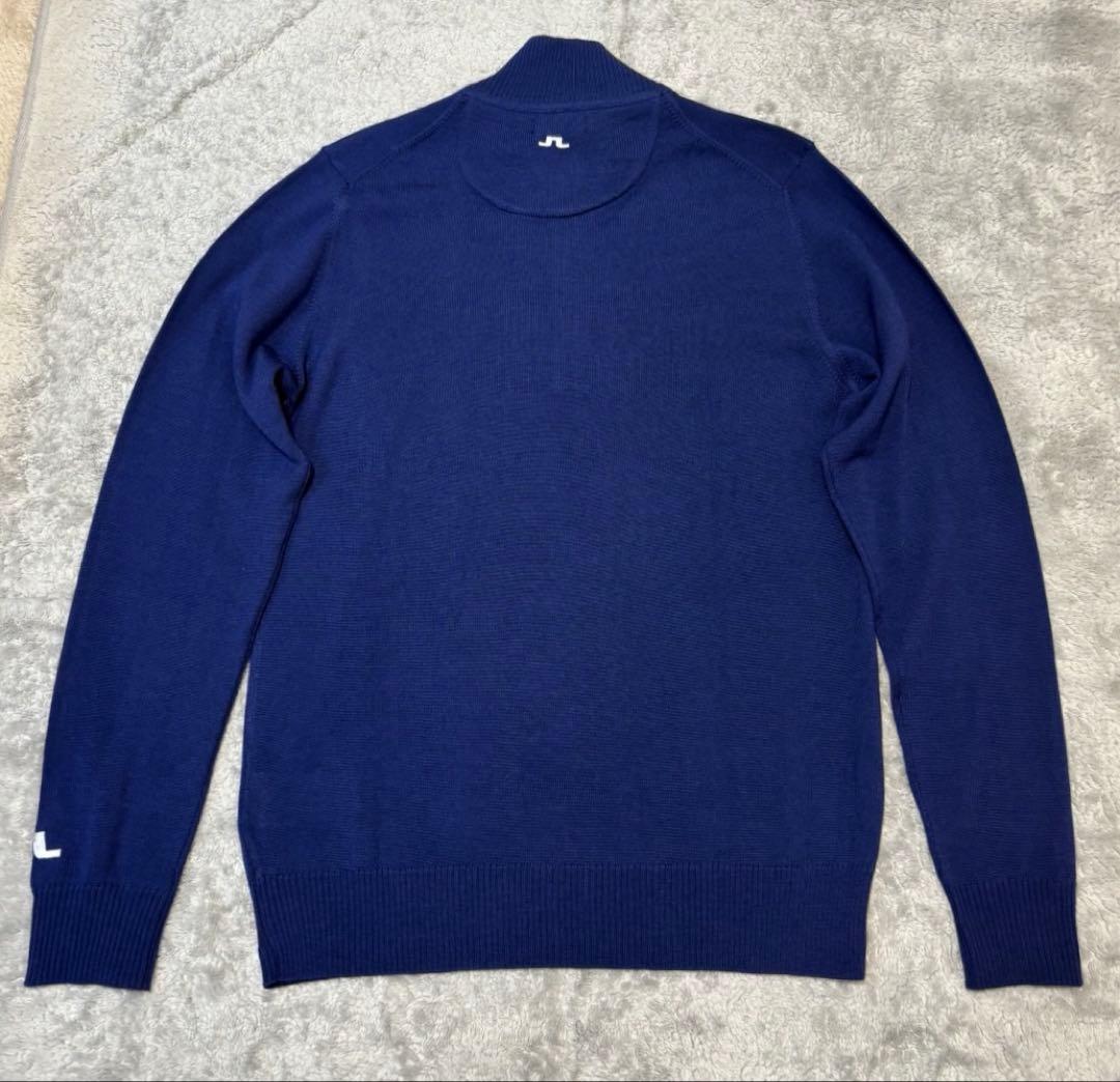★新品 J.LINDEBERG ゴルフセーター モックネック ハーフジップアップ
