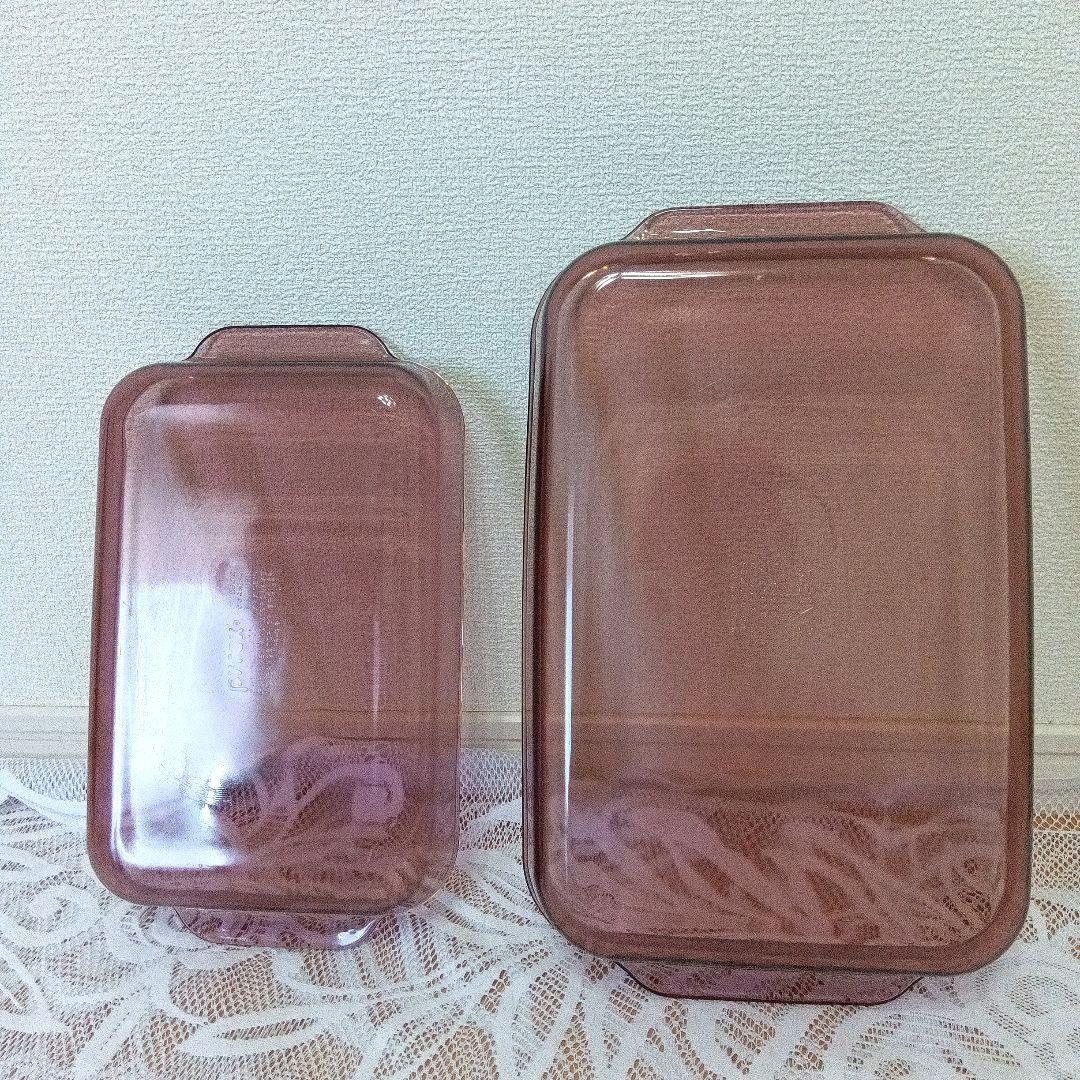 希少レア品 未使用 クランベリー　PYREX 2L3L セット　ベイク皿