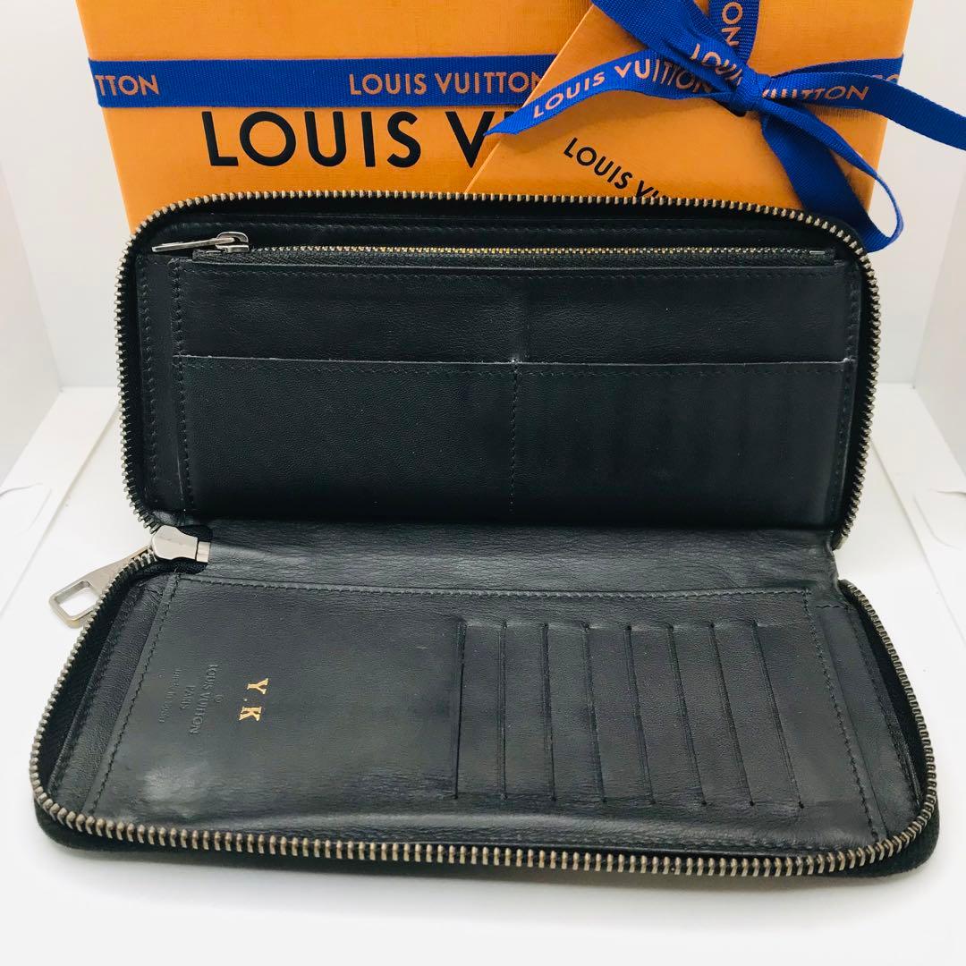 ルイヴィトン✨ダミエ アンフィニ ジッピーウォレット ヴェルティカル ブラック