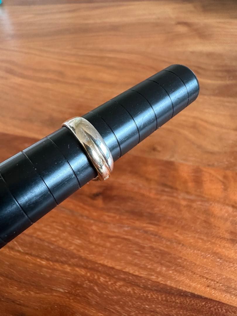 TRUSSARDIトラサルディ コンビリング　指輪　K18 SV925