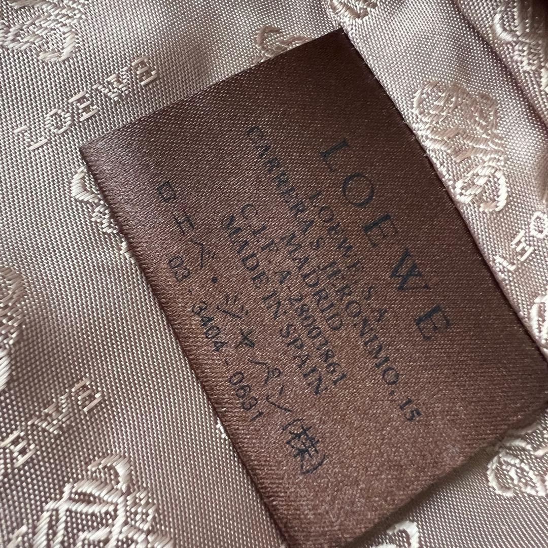 ロエベ レザージャケット ピンク アナグラム レディース 38 ビンテージ