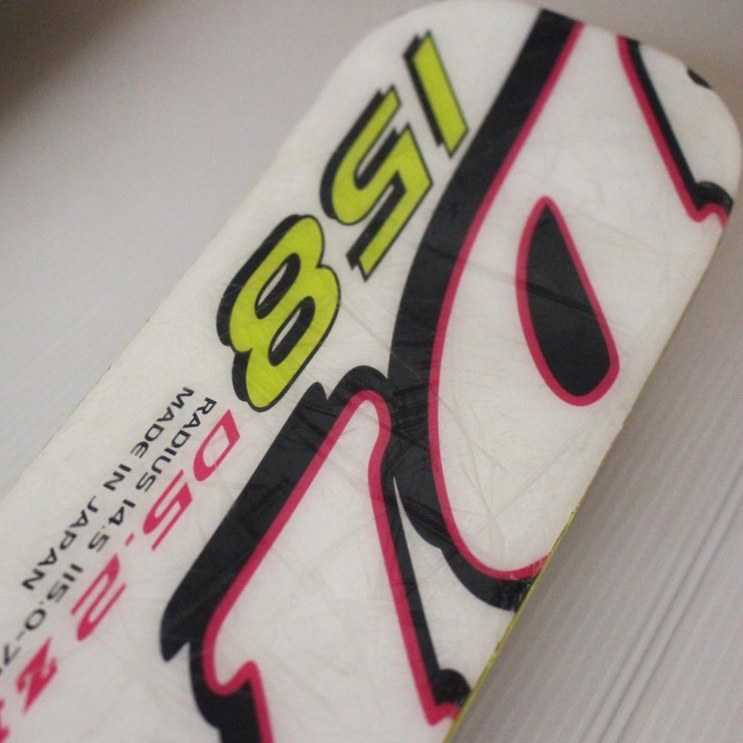 Heat★メンズスキー板&ストックセット ビンティング付き約158cm