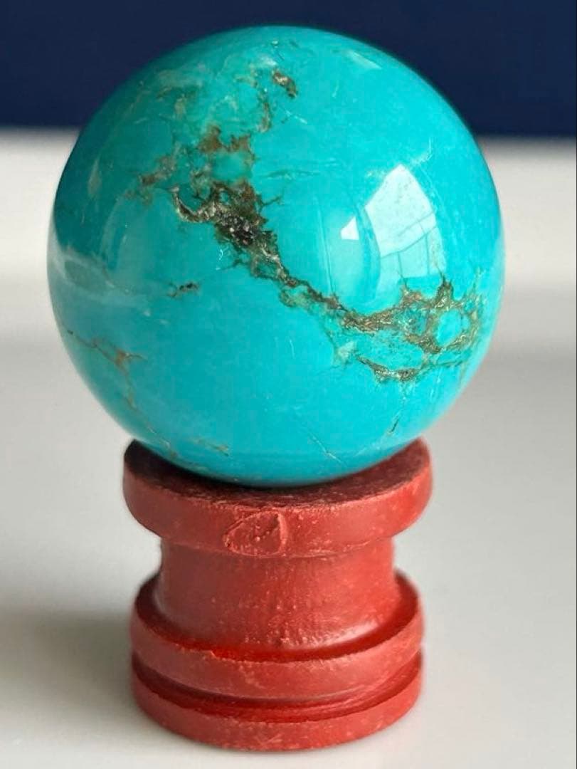 ✨超希少✨ターコイズ　トルコ石　丸玉　30㎜　スフィア