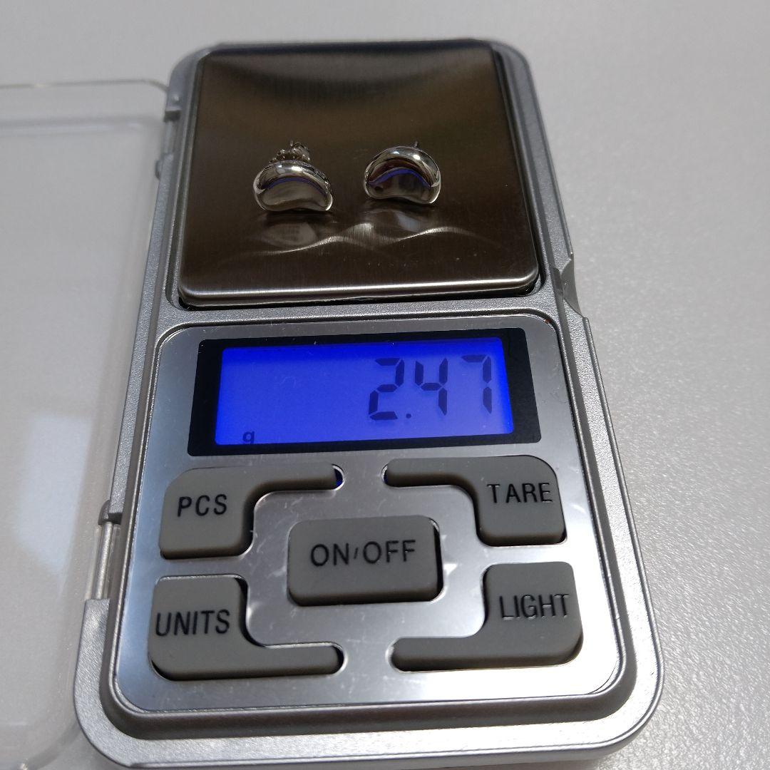 TIFFANY ティファニー ビーン ピアス シルバー