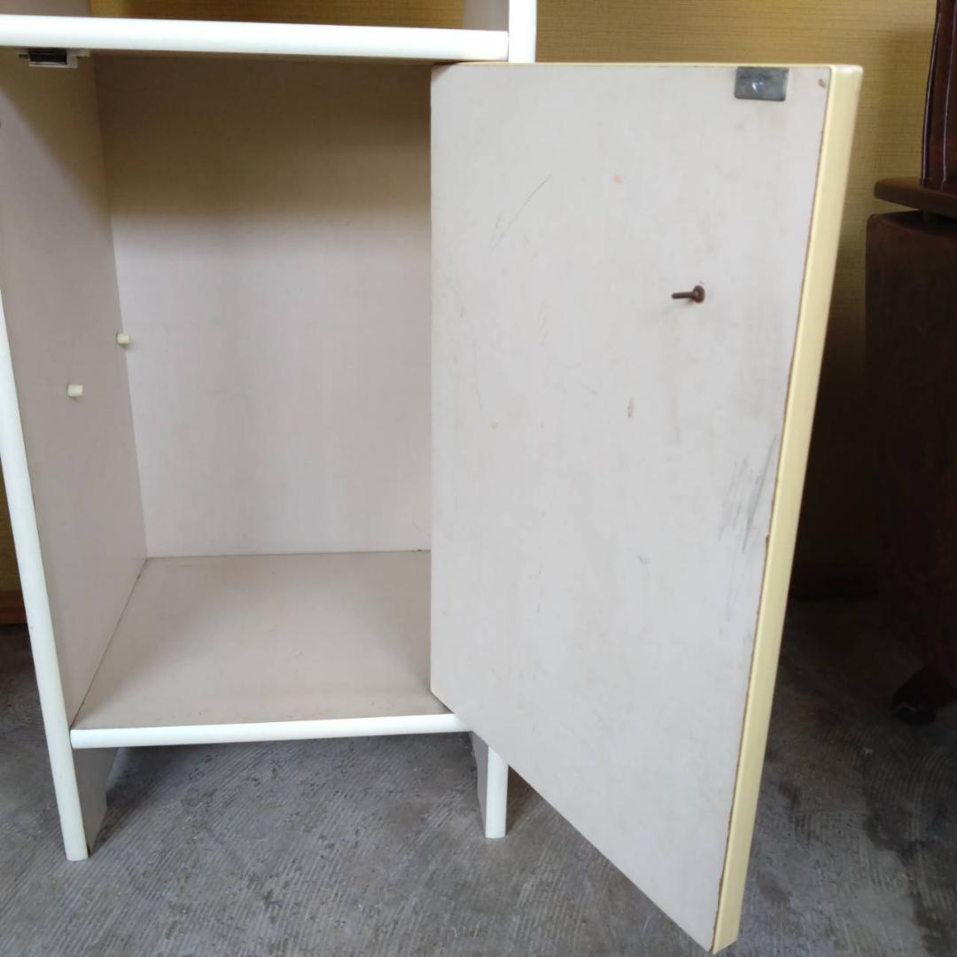 電話台　昭和レトロ　レトロポップ　花柄　収納