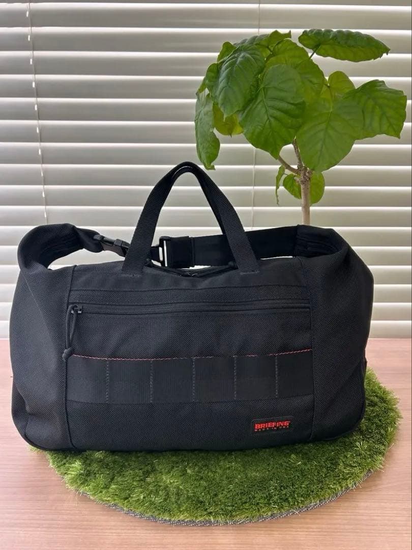 美品　BRIEFING スライダー 2way ボストン ブラック 大容量 黒