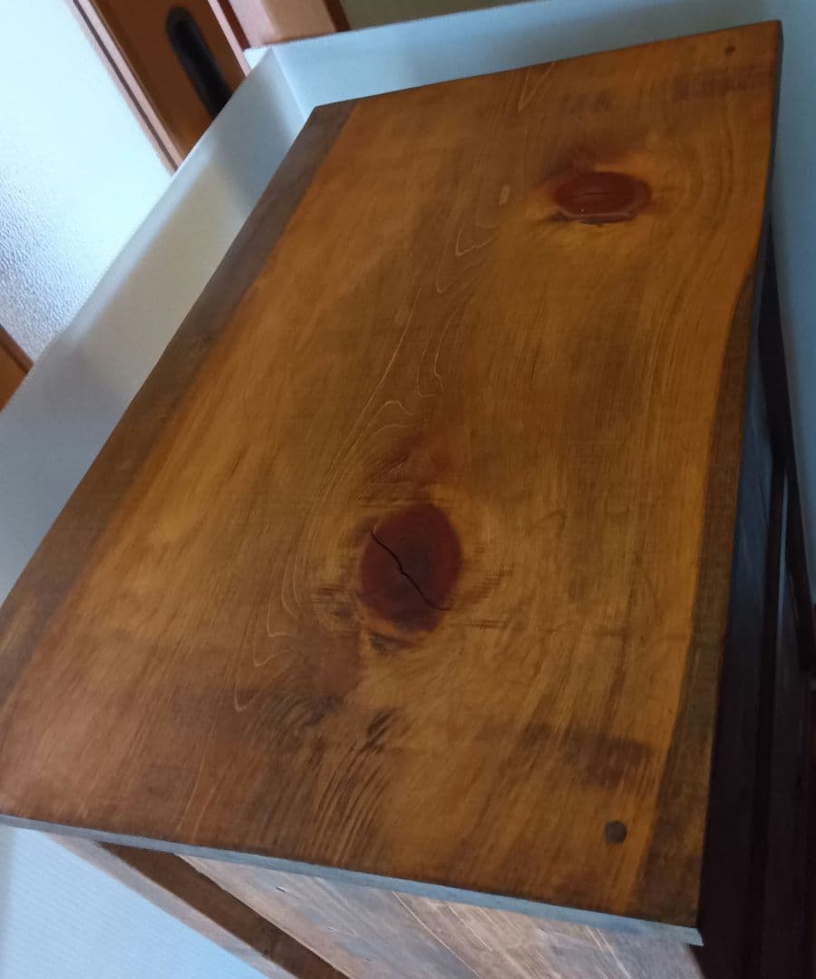 つん＊安価版＊レトロ風キャビネット（両開き）