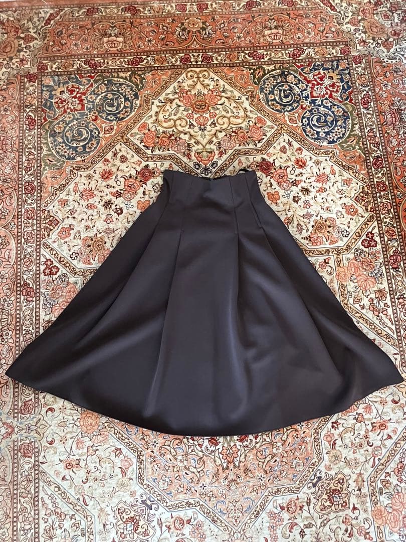 フォクシーニューヨーク　ブラウンふんわりスカート　サイズ40