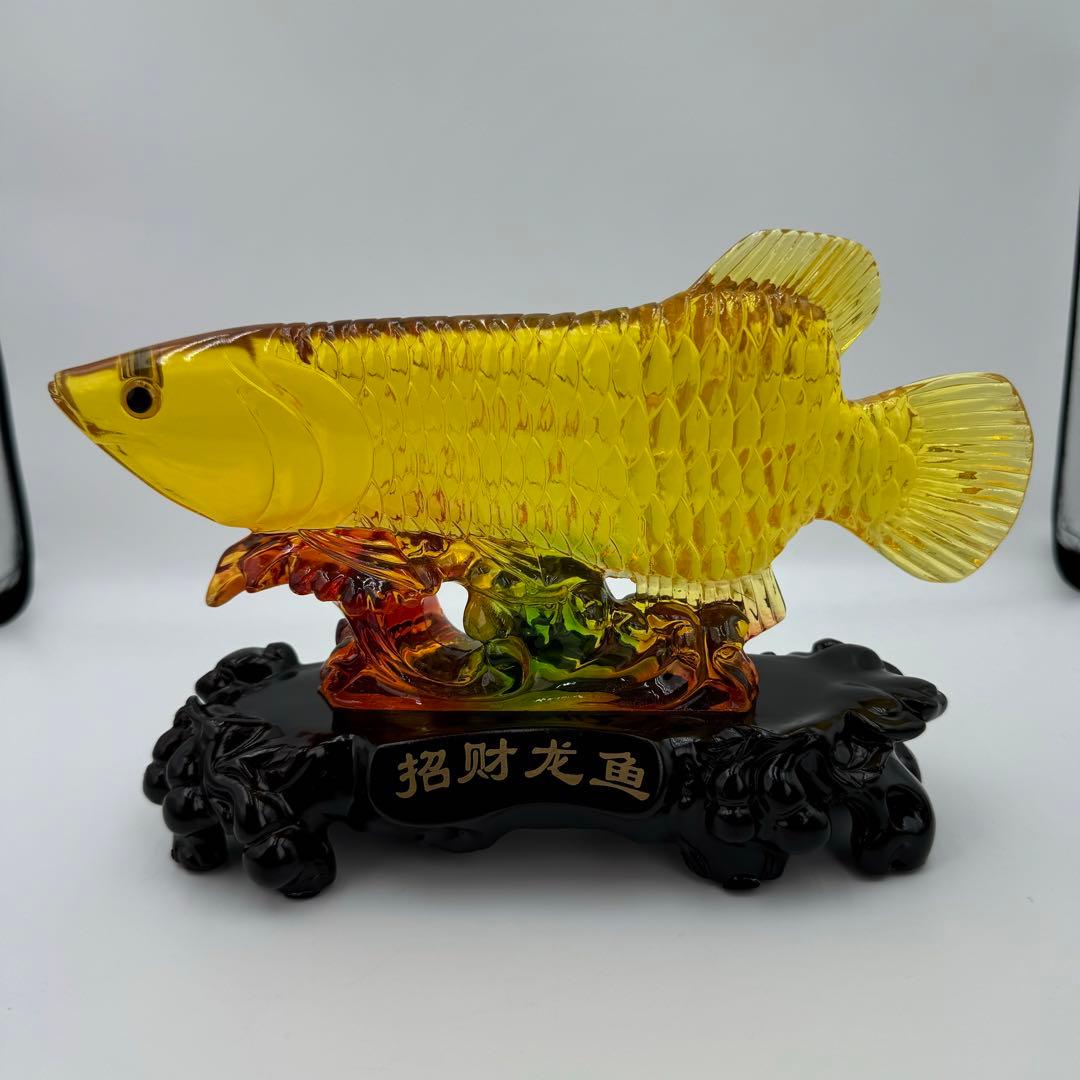 鯉の置物　オブジェ　富と幸運　金運　魚