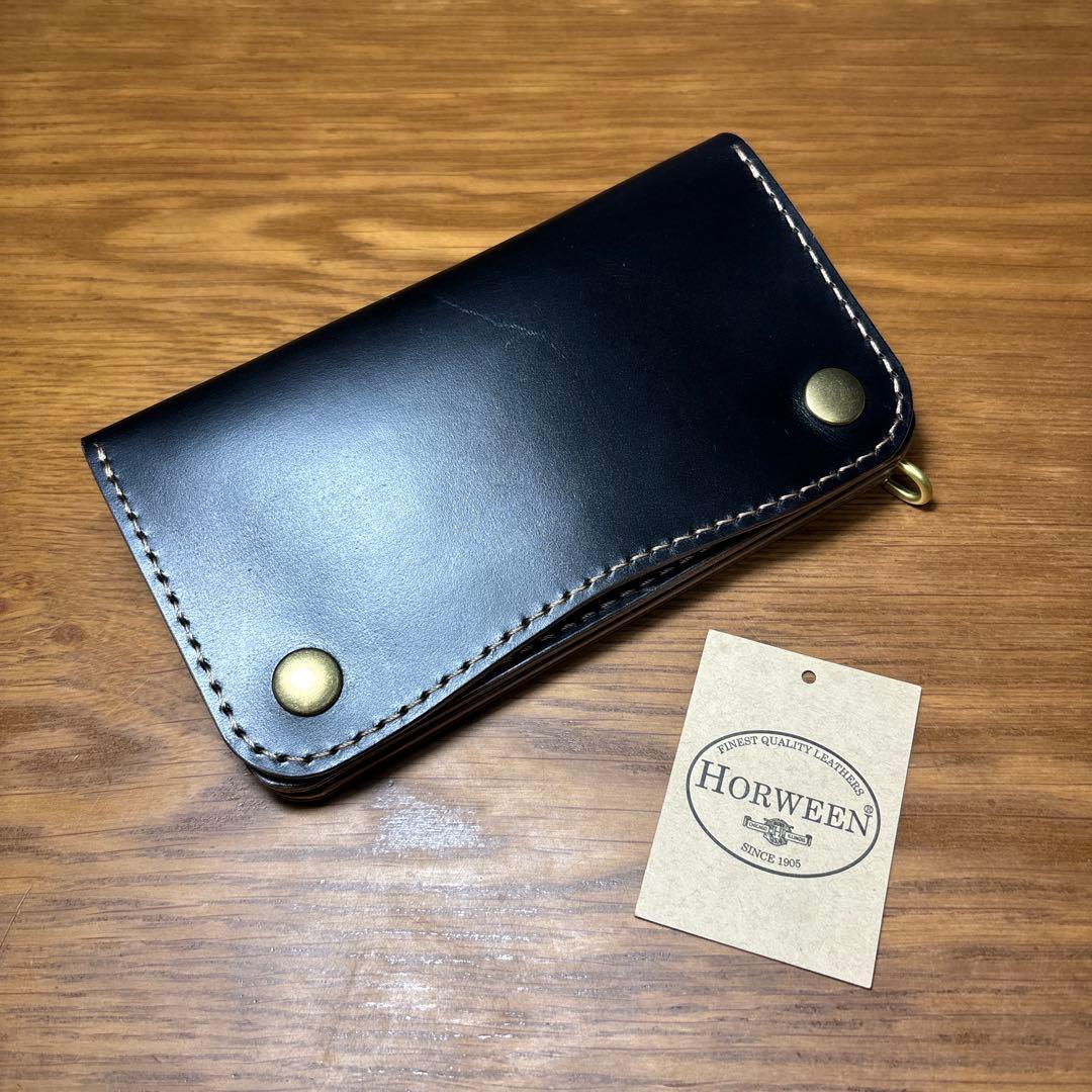 せわし　3層ロングウォレット カードポケット4つタイプ　糸　ベージュ　マチ