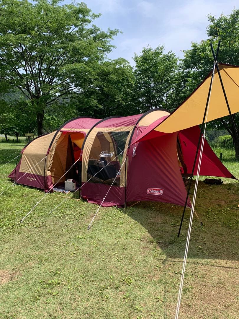 コールマンテント トンネル2ルームハウスLDX バーガンディ渚隼