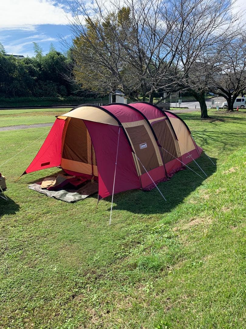 コールマンテント トンネル2ルームハウスLDX バーガンディ渚隼