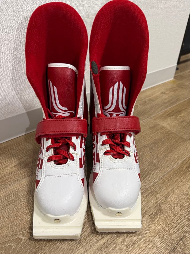 RASS スキージャンプ用ブーツ 26cmホワイト/レッド