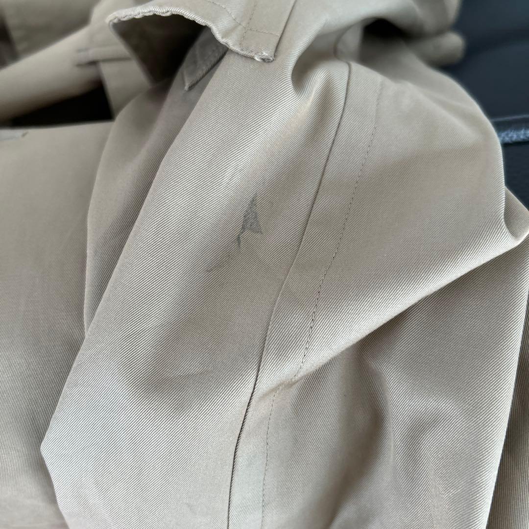 m*す様 カーキ トレンチコート ダブルブレスト