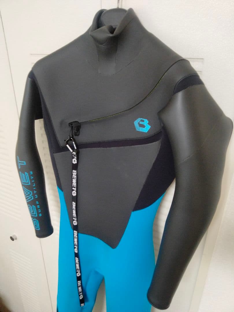 ★BeWET/4×3mmセミドライFREE SHOULDER超伸縮保温起毛S2★