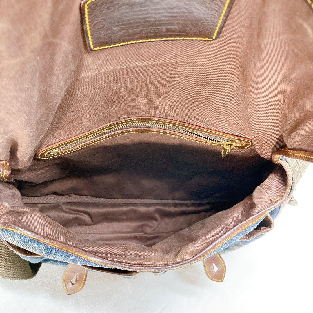 ✨美品✨ハンティングワールド メッセンジャーバッグ デニム ショルダー 大容量